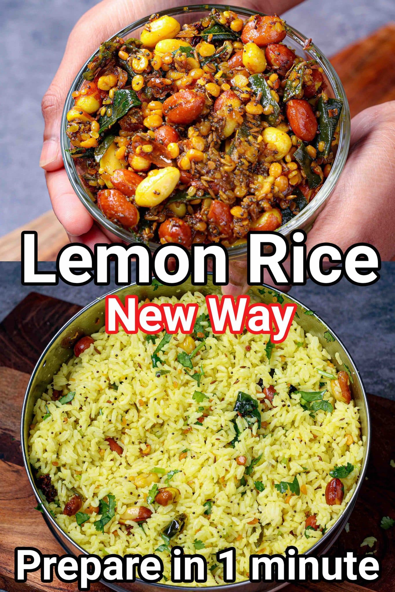 Lemon Rice | South Indian Chitranna & Gojju Premix | Chitrannam in 1 min