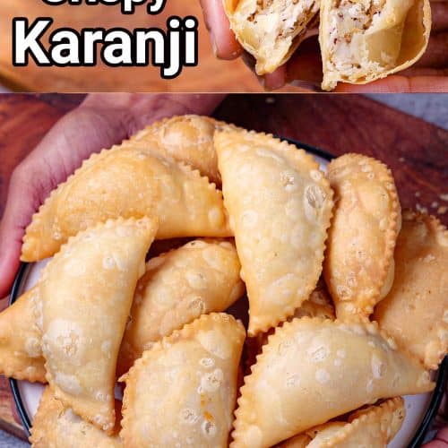 Karanji Recipe 2 Ways - Authentic & Layered