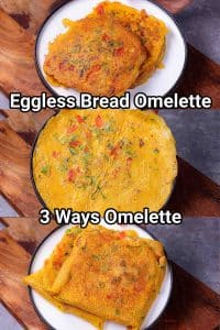 Eggless Bread Omelette Recipe