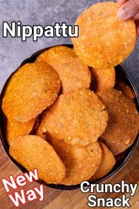 Karnataka Style Crispy Spicy Nippat