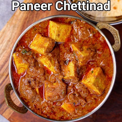 Chettinad Pepper Paneer Masala