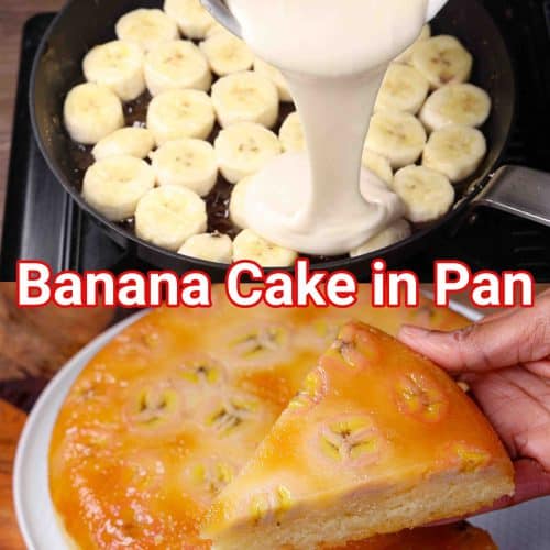 Banana Upside Down Cake Recipe