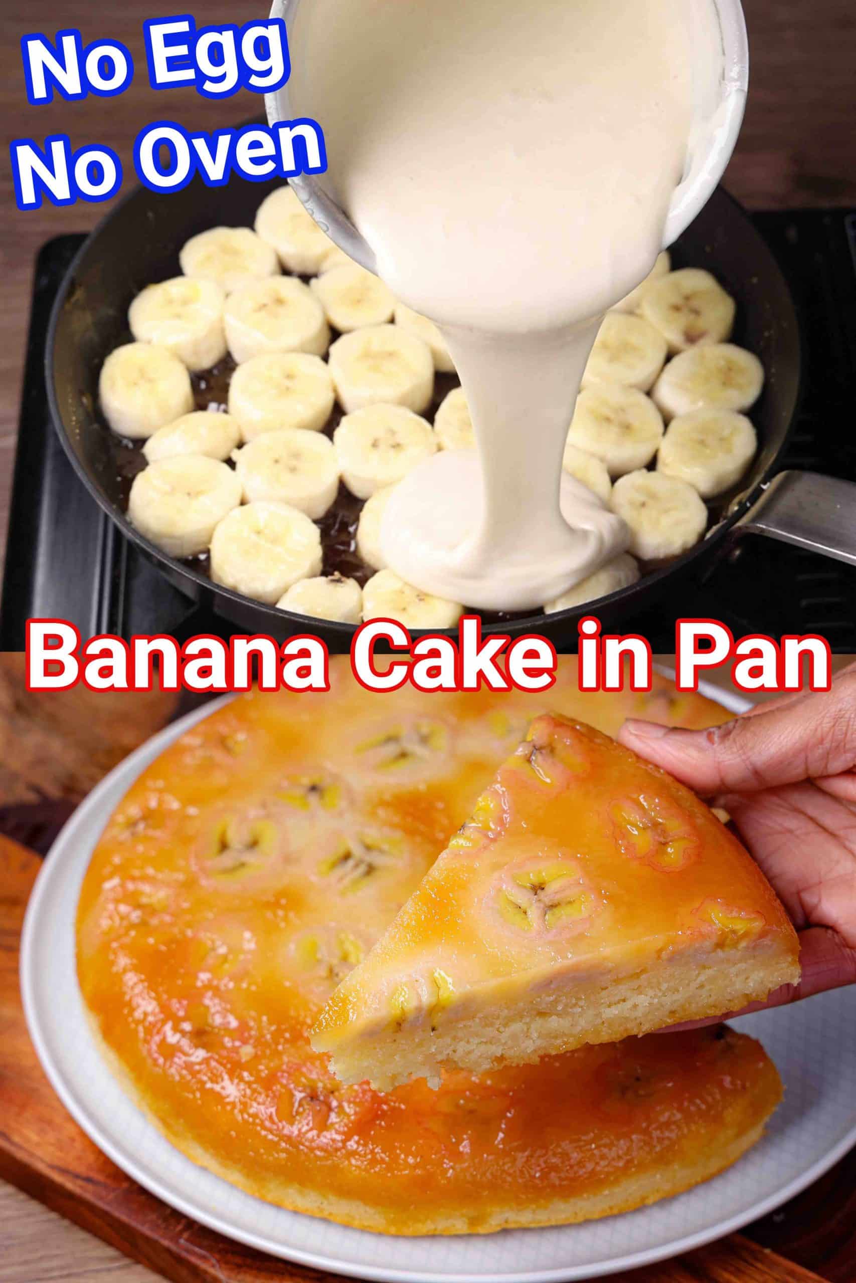 chocolate banana cake recipe | banana and chocolate chip cake