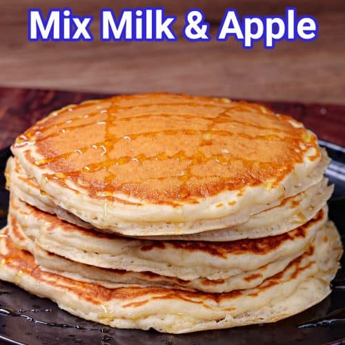 Easy & Healthy Apple Cinnamon Pancake