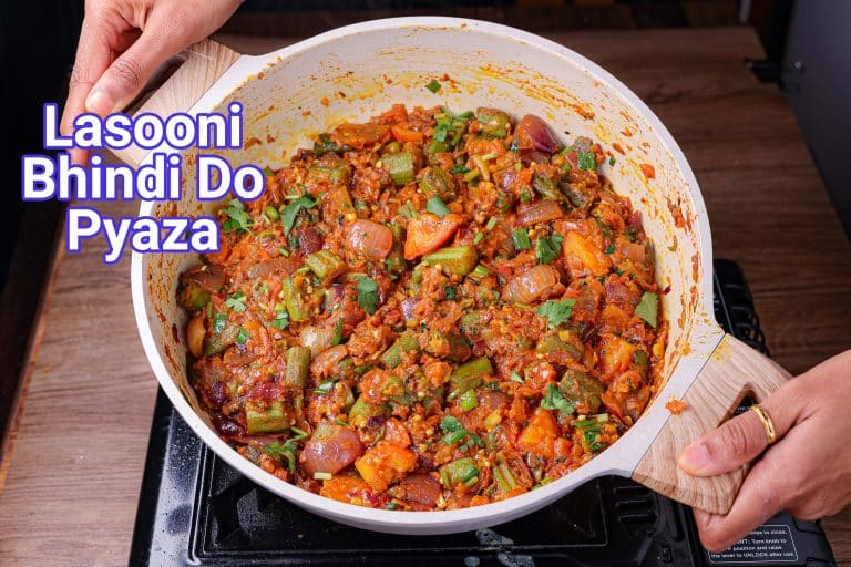 Bhindi Do Pyaza Recipe | Lasooni Bhindi 2 Pyaaza