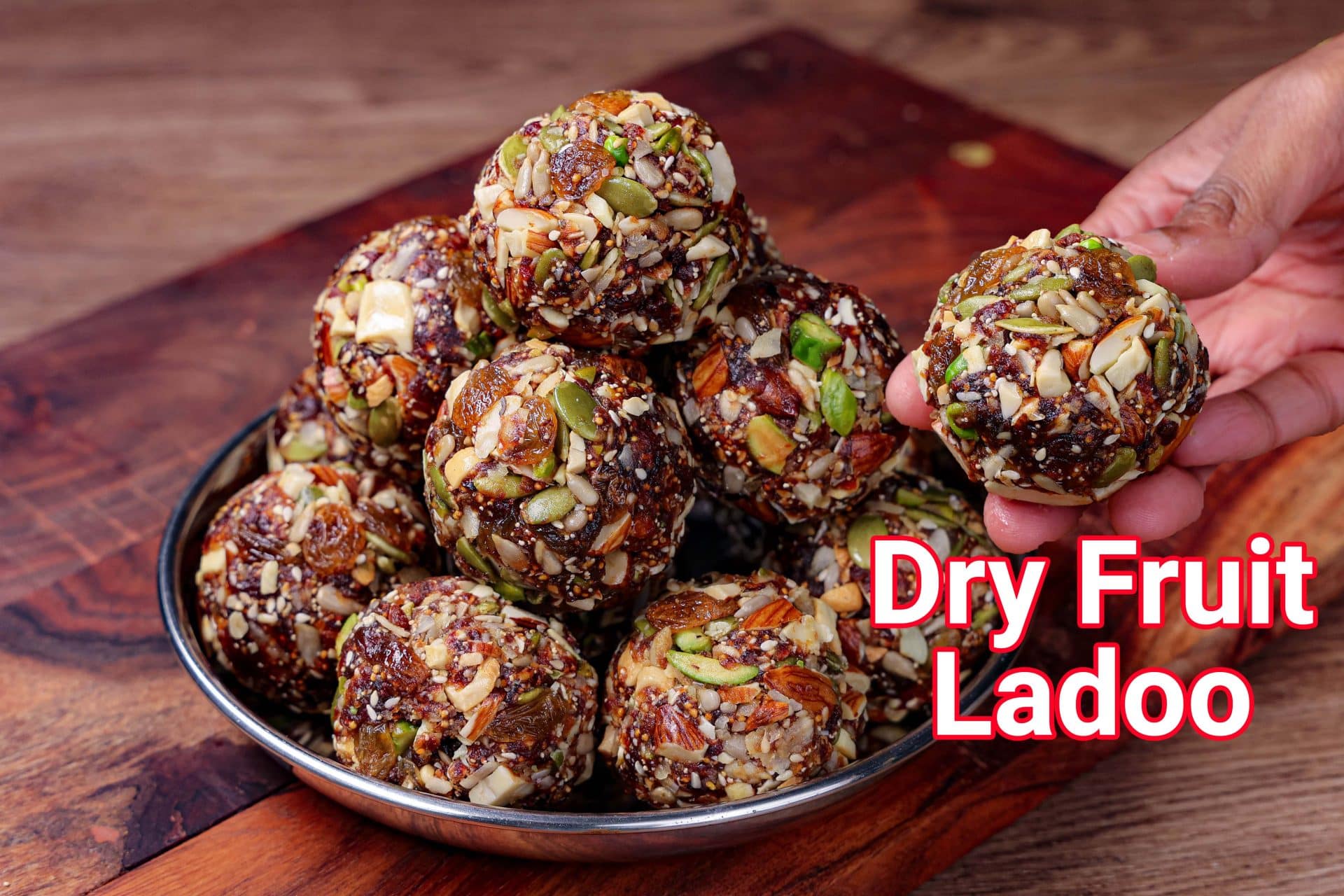 Dry Fruit Laddu Recipe Healthy No Sugar Dry Fruits Ladoo