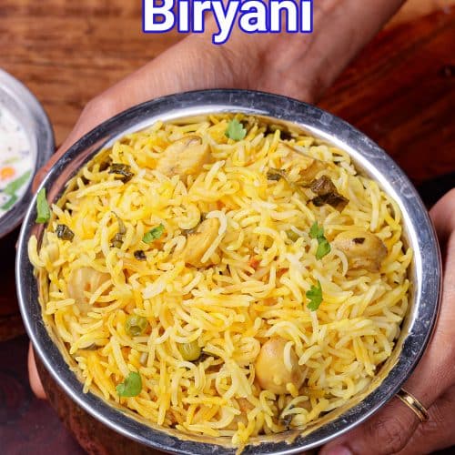 Mushroom Dum Biriyani