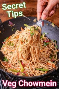 Vegetable Chow Mein Noodles