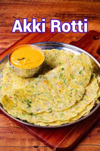 Masala Akki Rotti