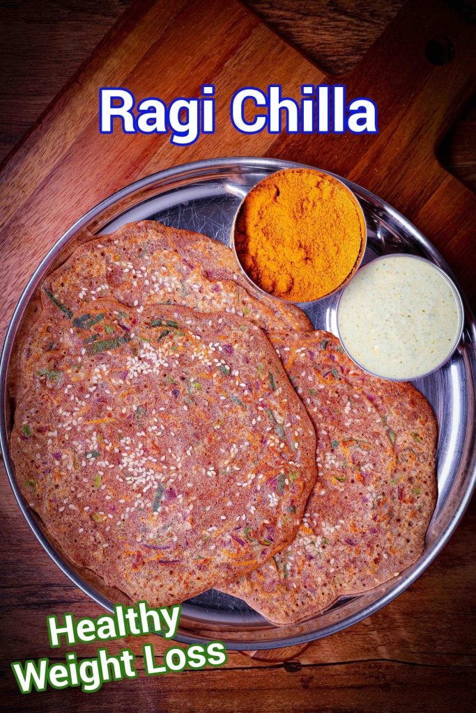 Instant Healthy Ragi Cheela