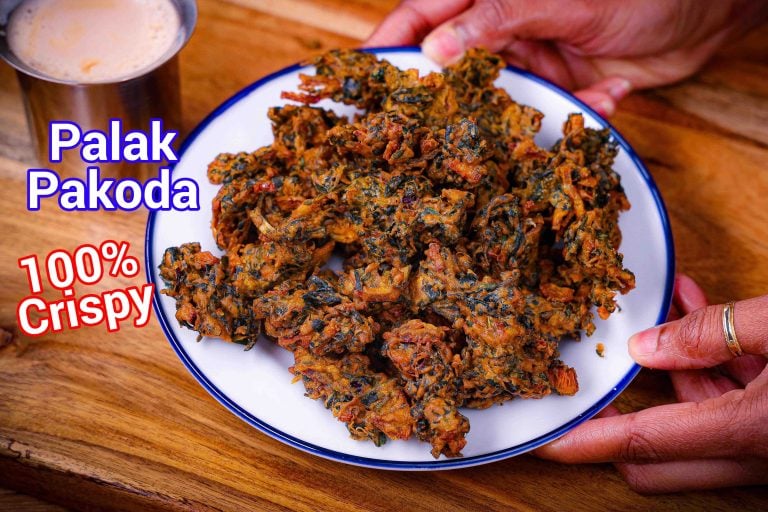 Palak Pakoda Recipe