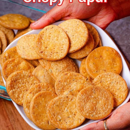 Masala Papdi for Chaat & Tea Time Snack