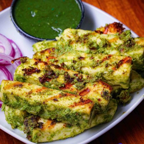 Thecha Paneer Tikka Recipe
