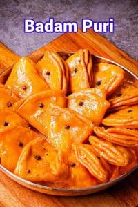 Badam Puri Recipe