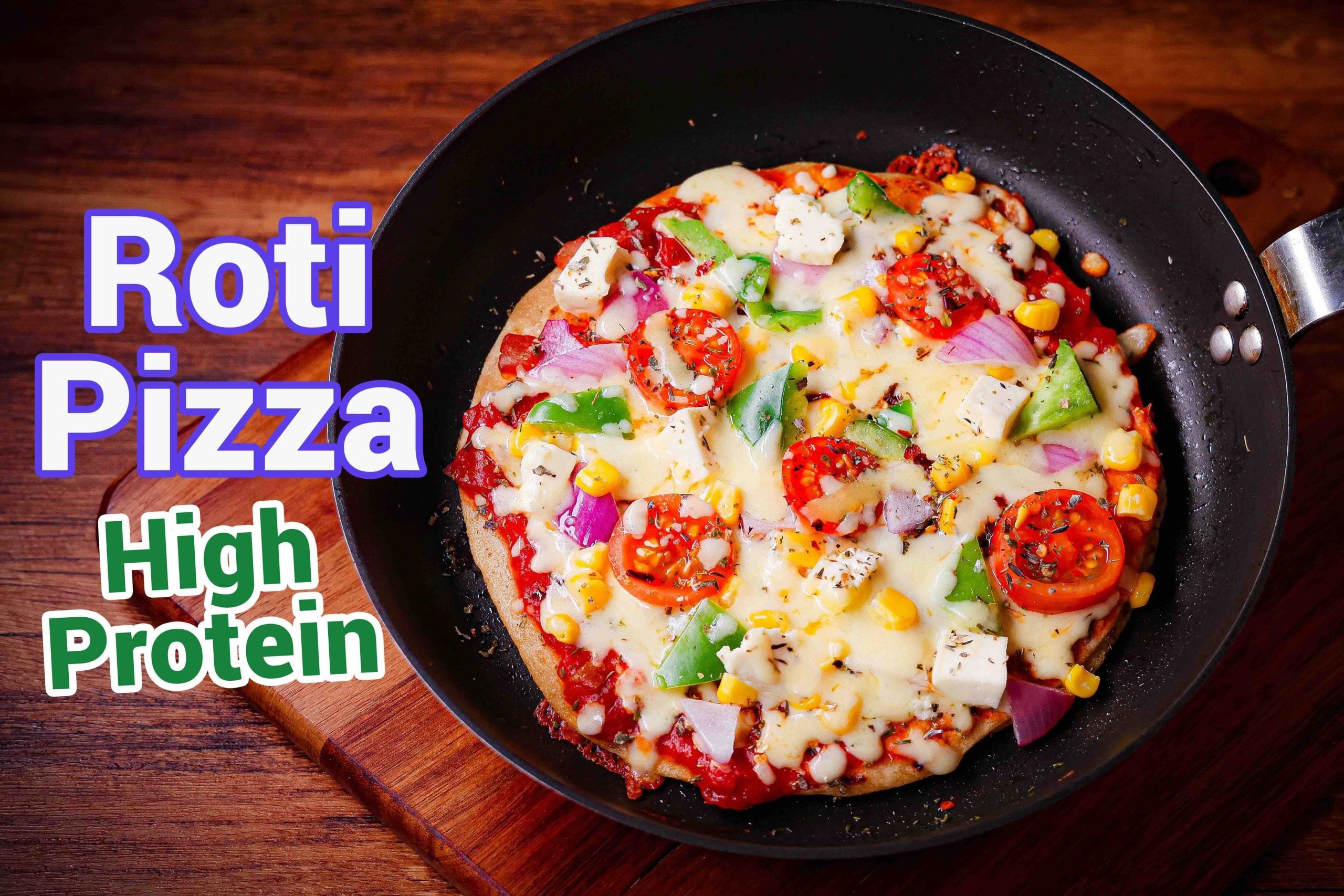 Easy Homemade Roti Pizza Recipe