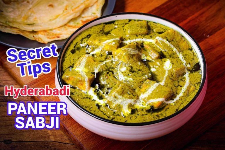 Hyderabadi Green Paneer Curry