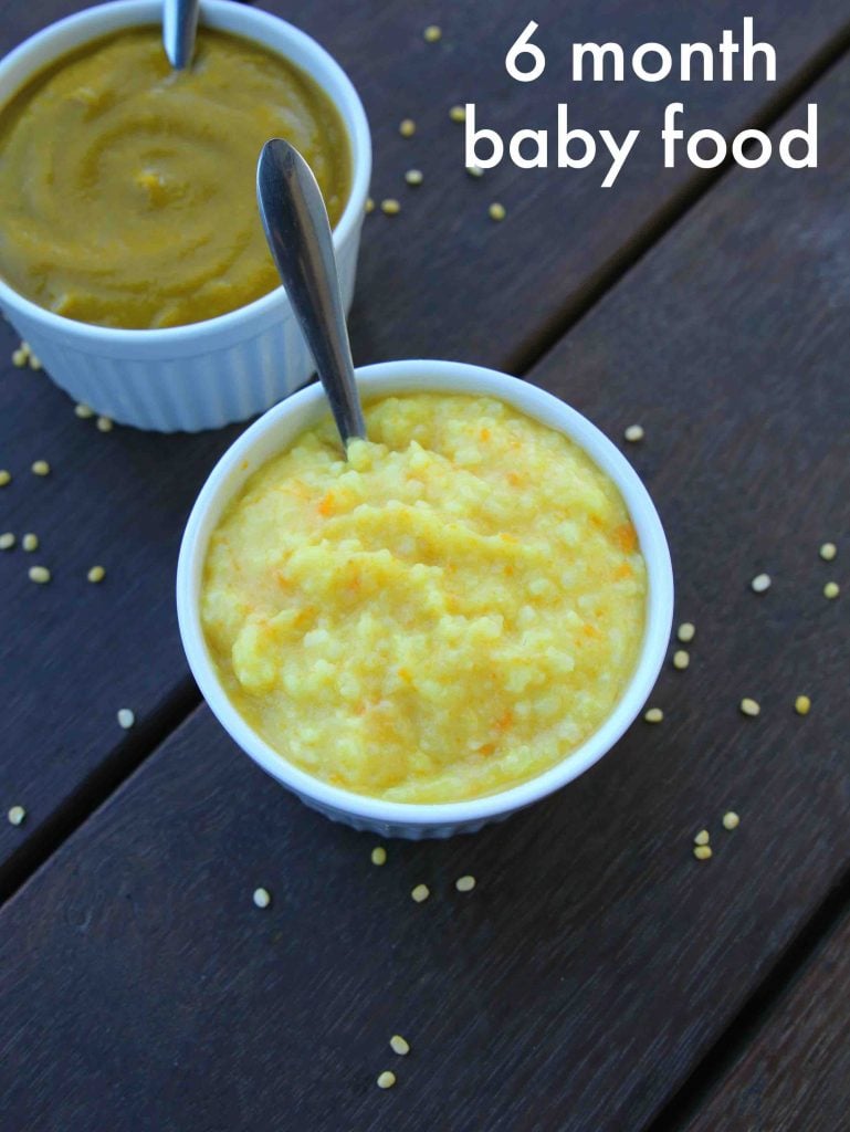 6 month baby food