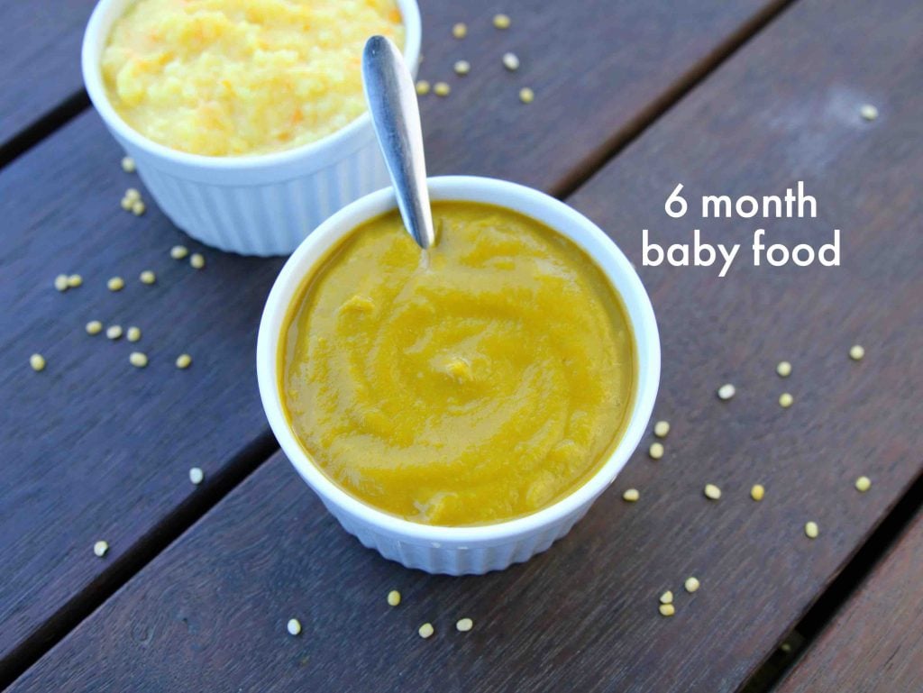 baby food recipes 6 months