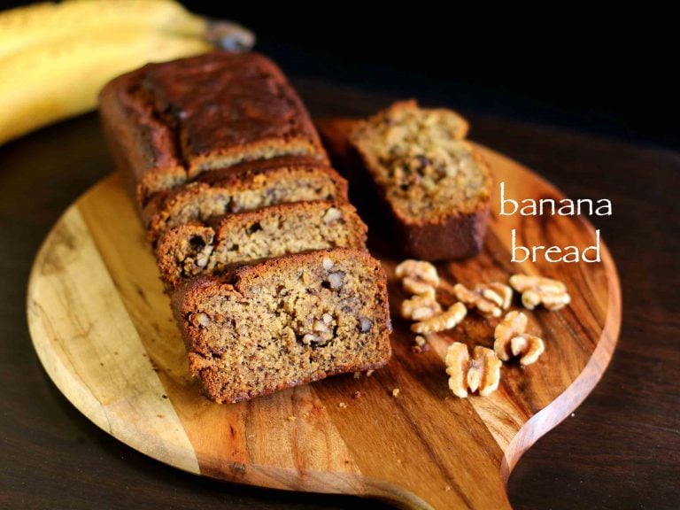 बनाना ब्रेड रेसिपी | banana bread in hindi | एगलेस केला ब्रेड | वीगन बनाना ब्रेड