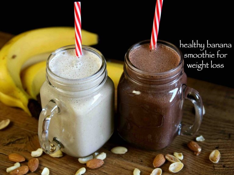banana smoothie recipe | dates & chocolate smoothie | weight loss recipes