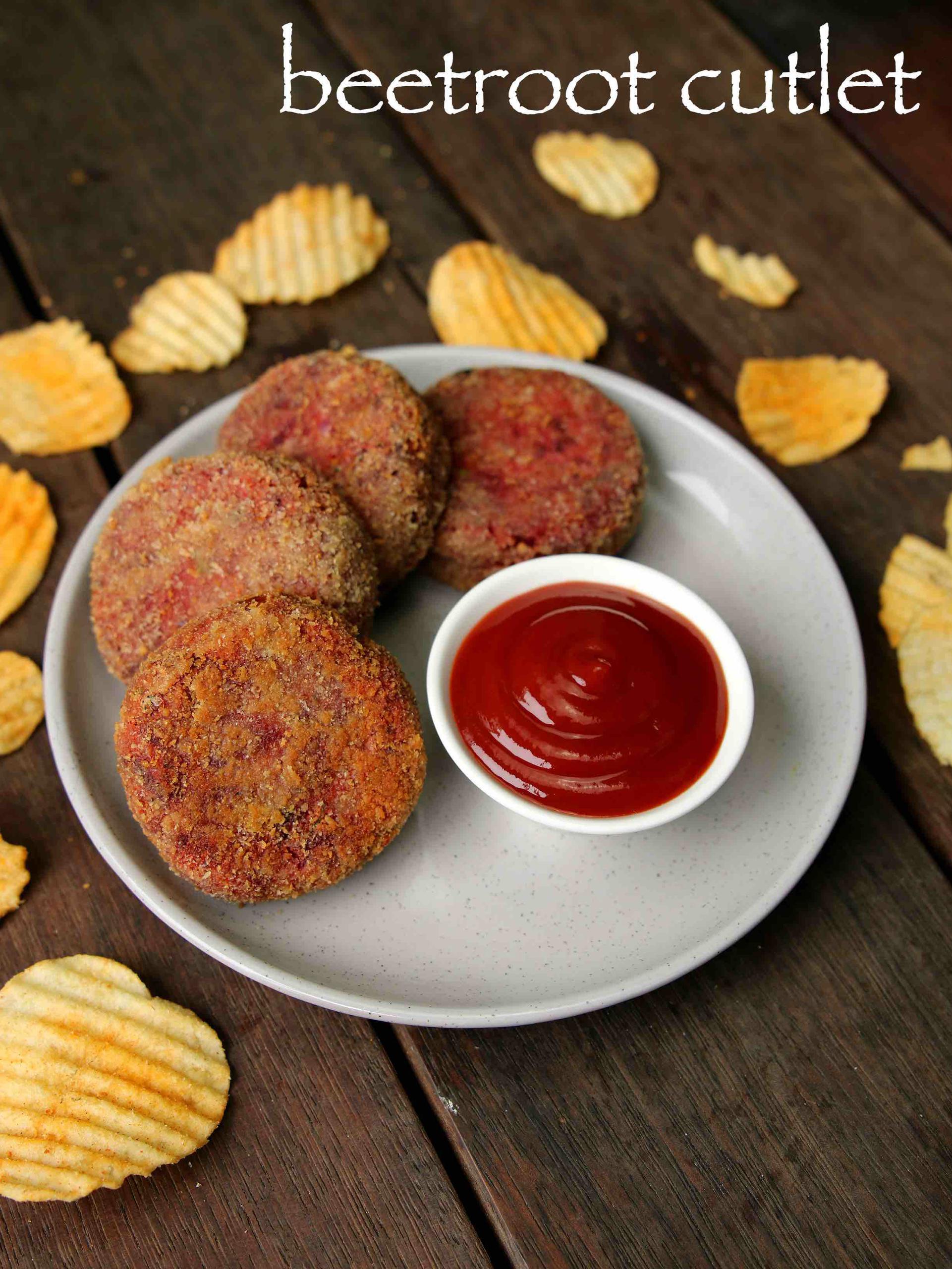 beetroot cutlet recipe | beetroot tikki recipe | beetroot patties