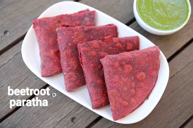 beetroot paratha recipe | beetroot roti | how to make beetroot paratha