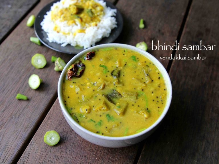 bendekai huli | vendakkai sambar recipe | bhindi sambar | okra sambar