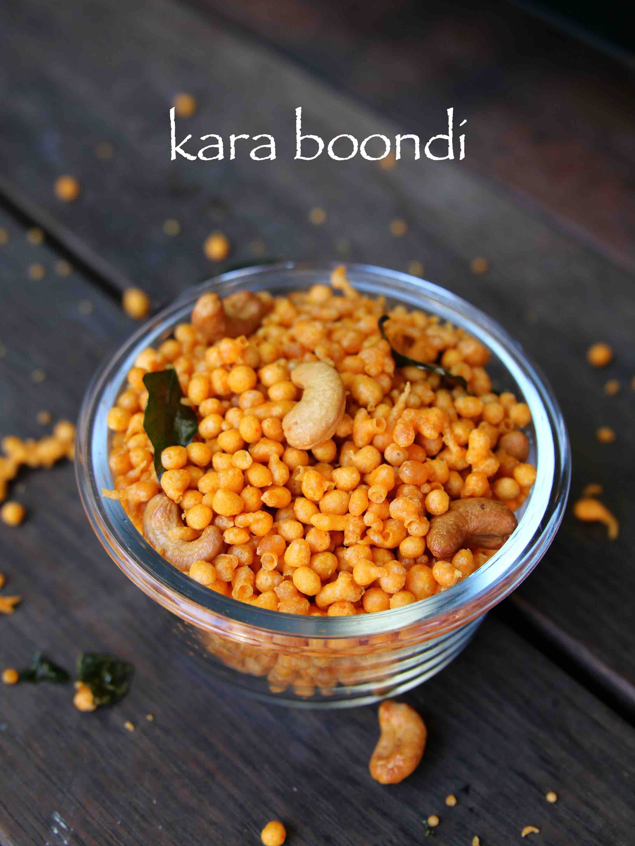 Khara Boondi Recipe
