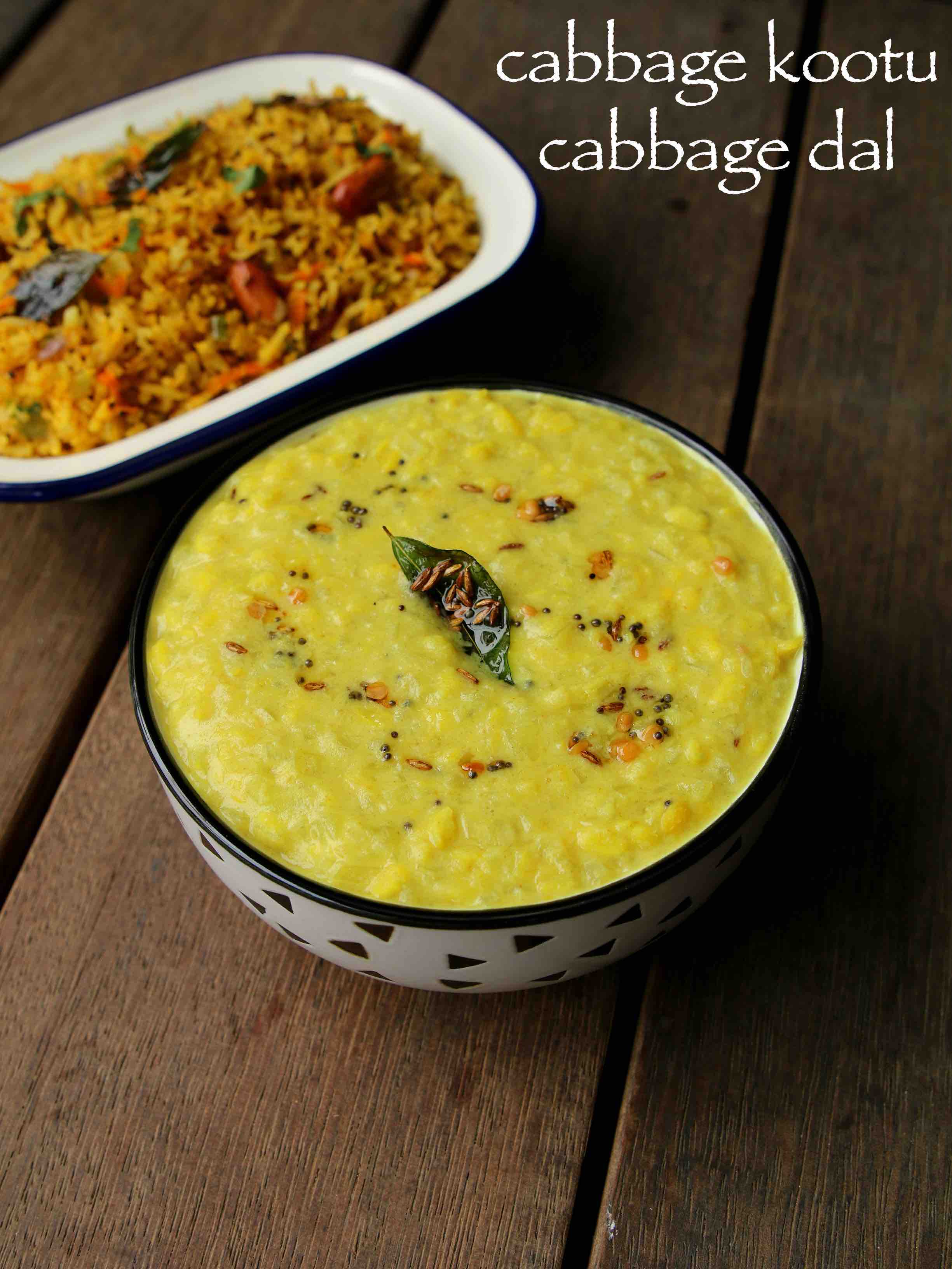 cabbage kootu recipe | cabbage dal recipe | muttaikose kootu