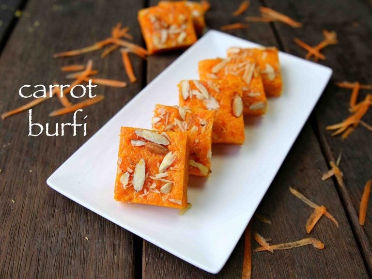 carrot burfi recipe | gajar ki barfi recipe | how to make carrot barfi