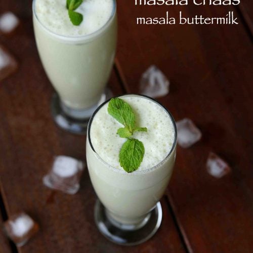 Masala Lassi (Masala Chaas Recipe + Video) - Flavours Treat