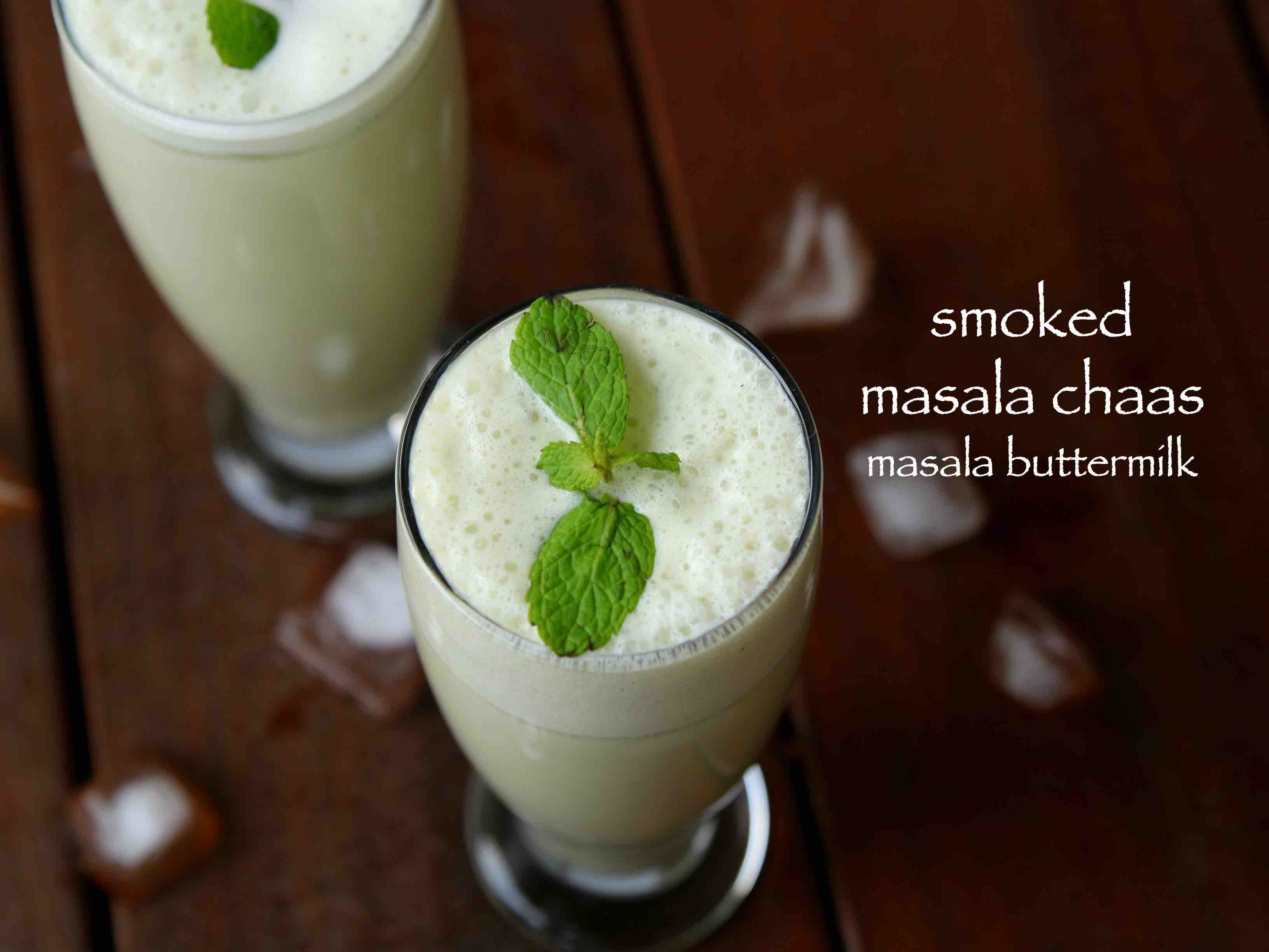 Masala Lassi (Masala Chaas Recipe + Video) - Flavours Treat