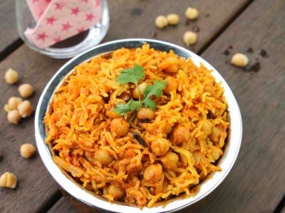 channa rice recipe