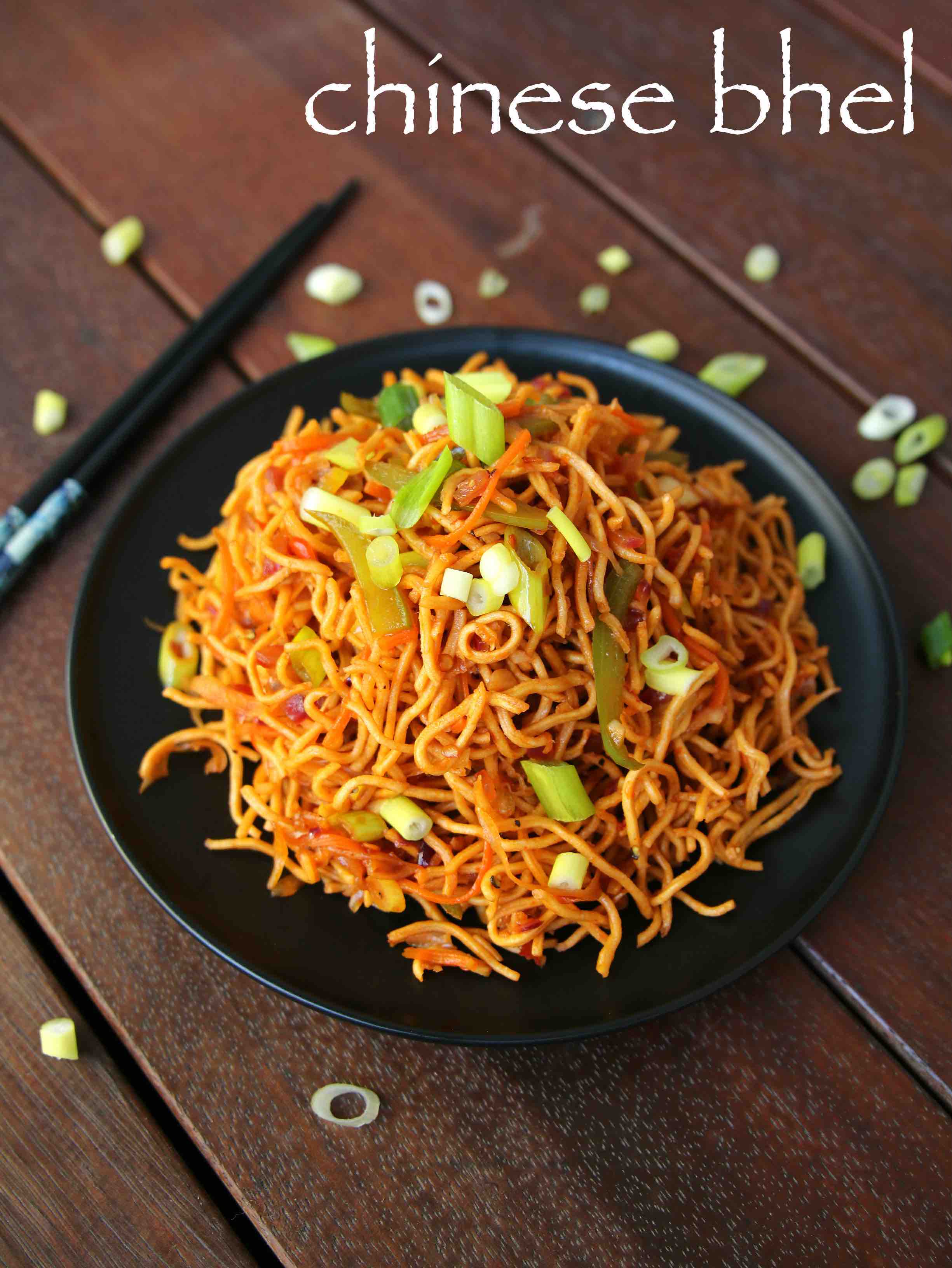 Chinese Bhel Recipe Crispy Noodle