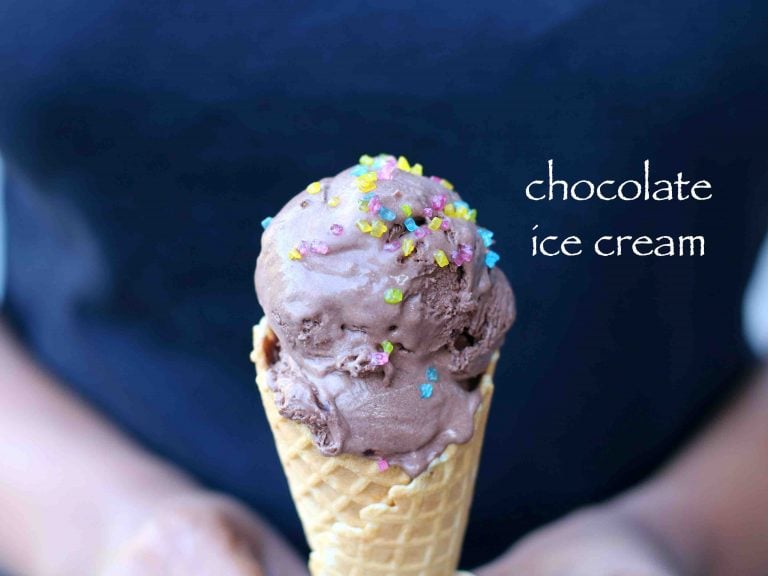 चॉकलेट आइसक्रीम | chocolate ice cream in hindi | एगलेस चोको आइसक्रीम