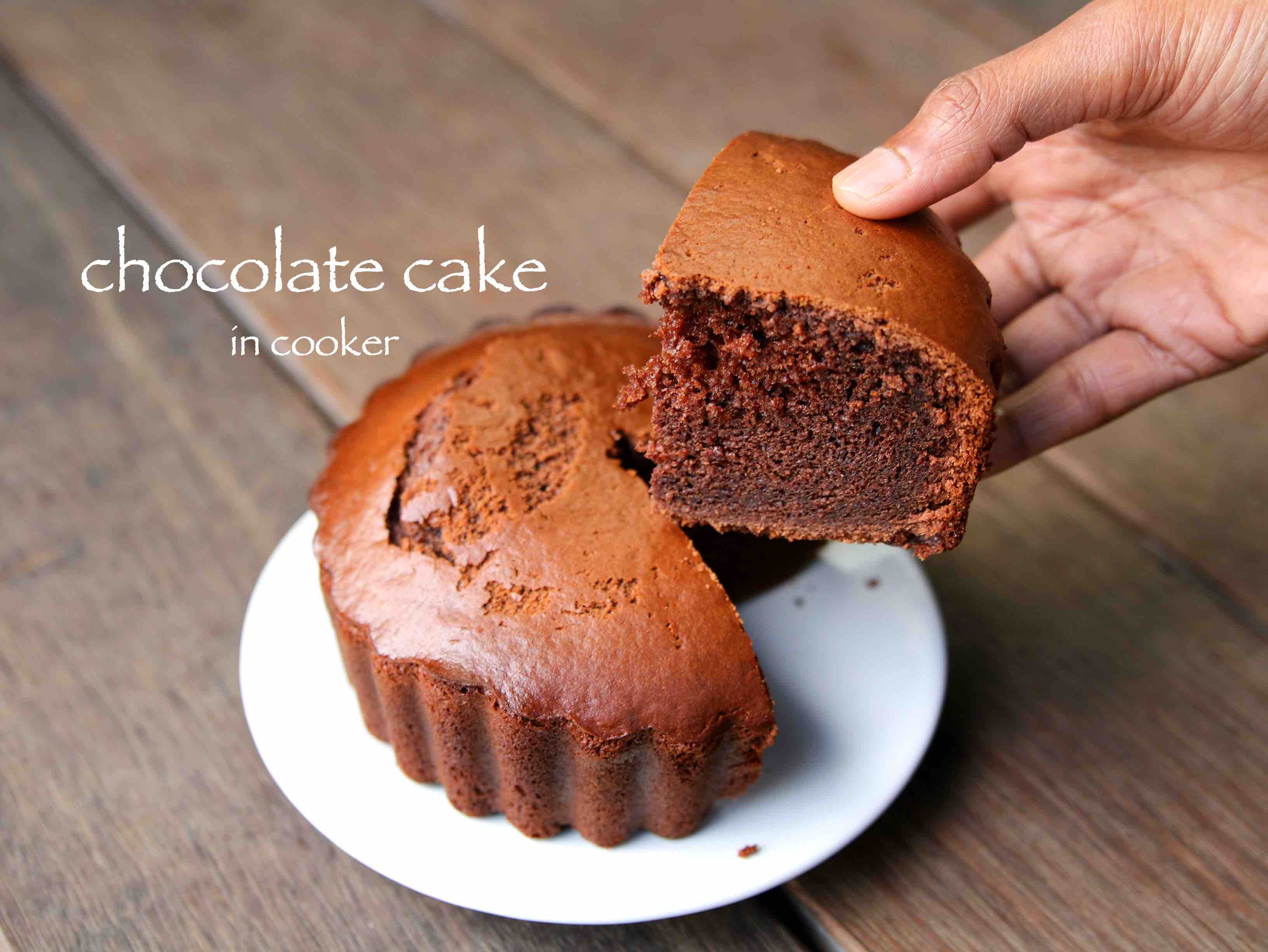 How to make Pressure Cooker Chocochips Cake Recipe