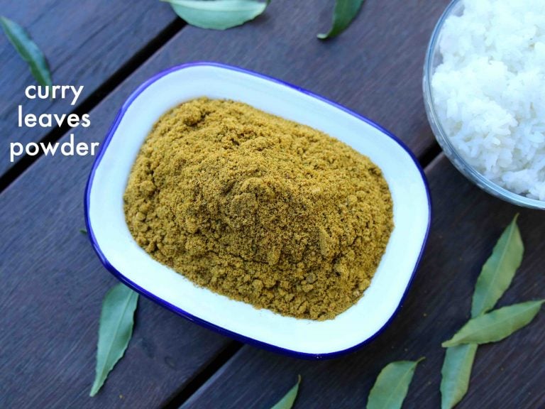 करी पत्ता पाउडर रेसिपी | curry leaves powder in hindi | करुवेप्पिलै पोडि