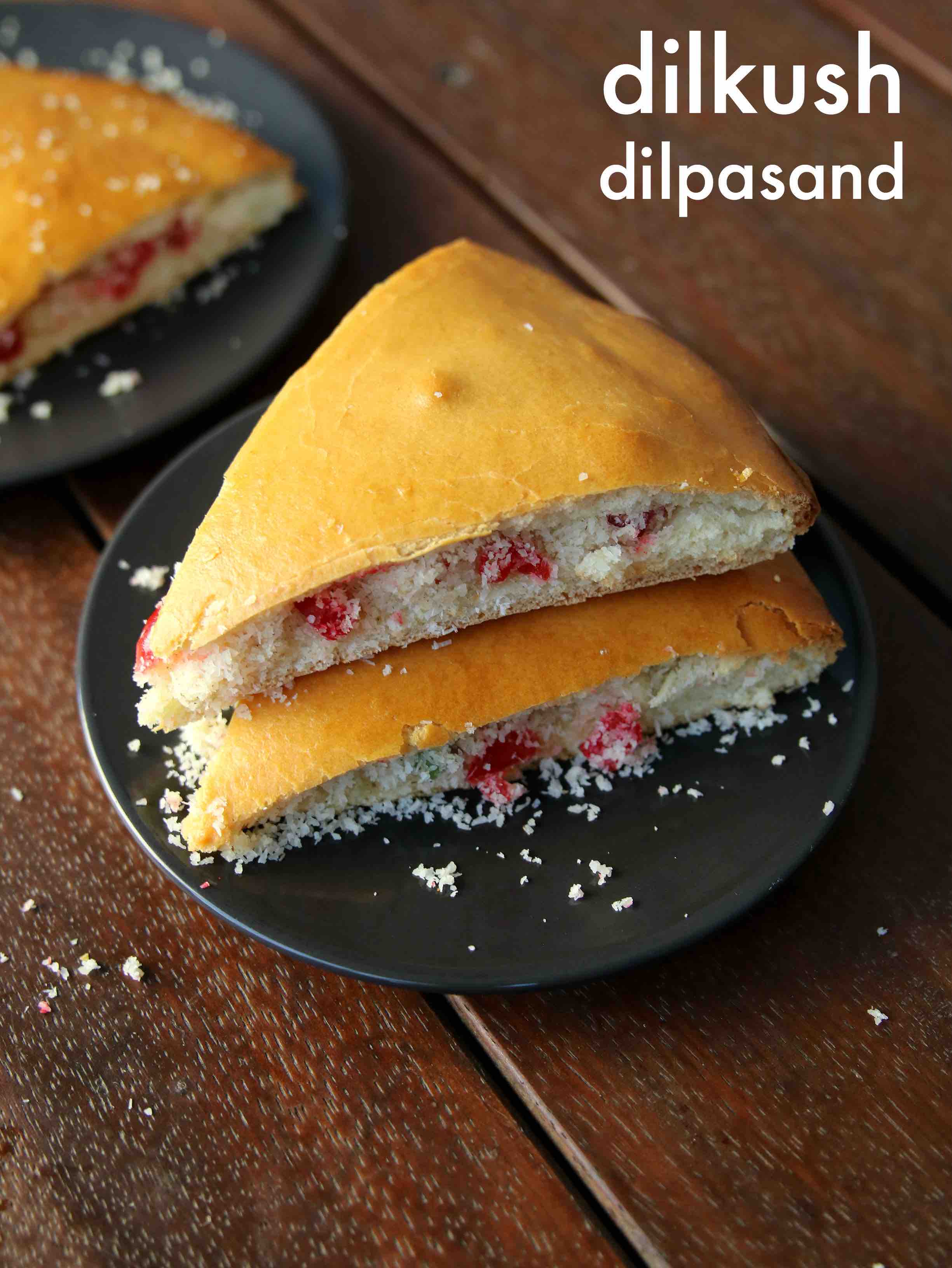 Bakery style Dilpasand without oven - Nishamadhulika.com