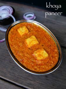 khoya paneer recipe
