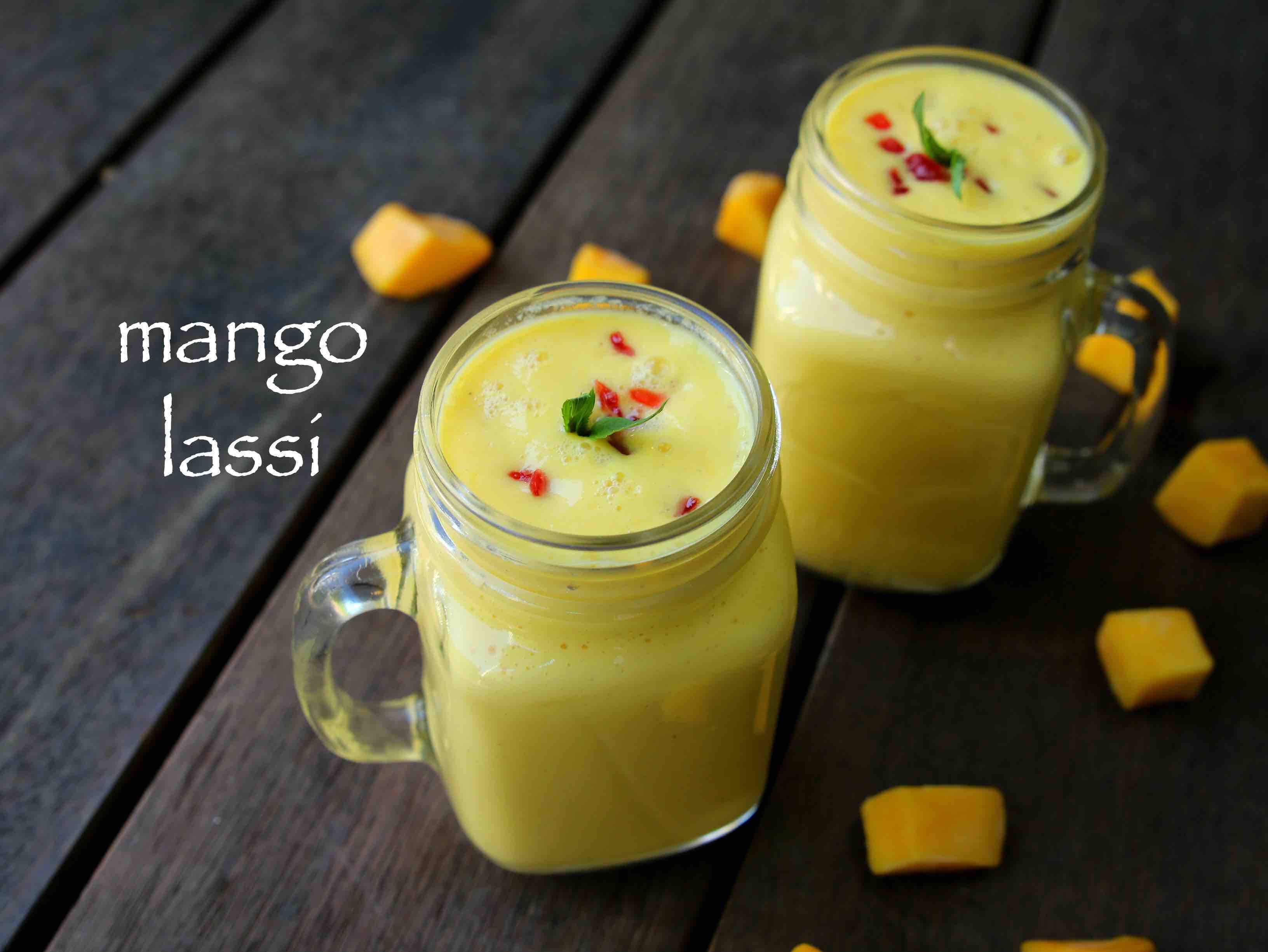 How To Make A Mango Lassi (4 Ingredients)