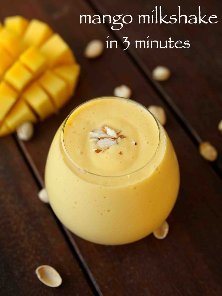 mango milkshake recipe | fresh mango shake | how to make mango shake