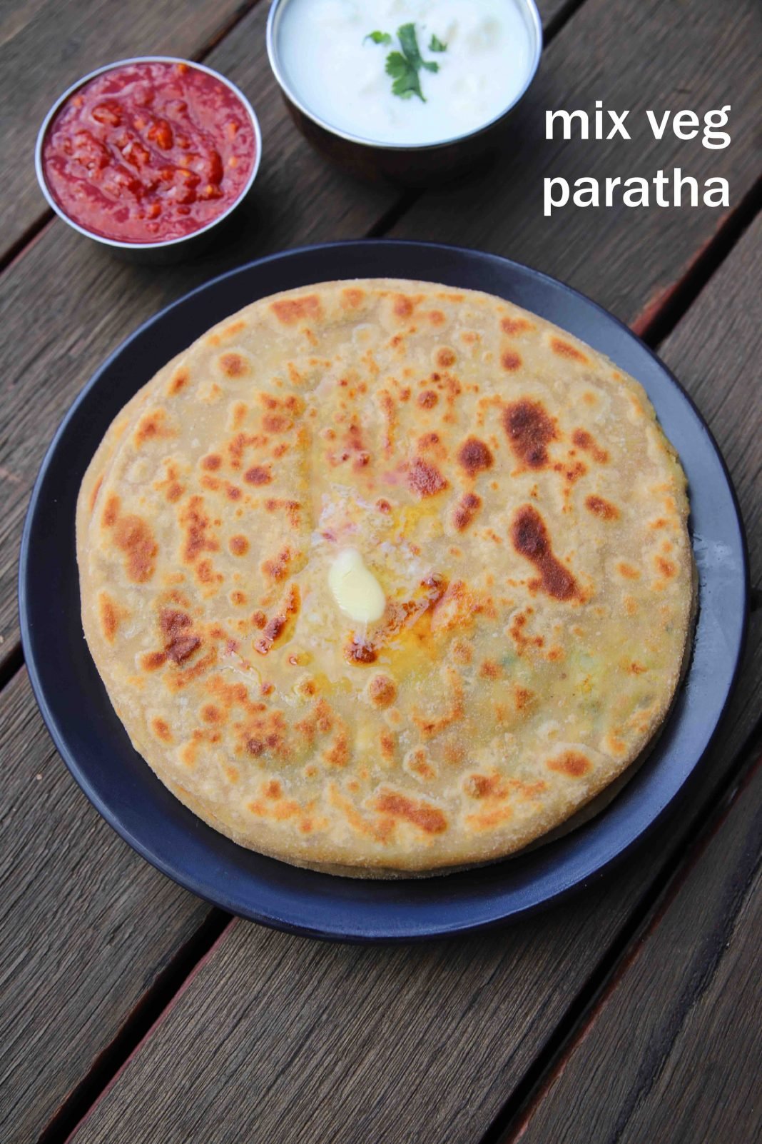 mix veg paratha recipe | vegetable paratha | how to make mix veg paratha