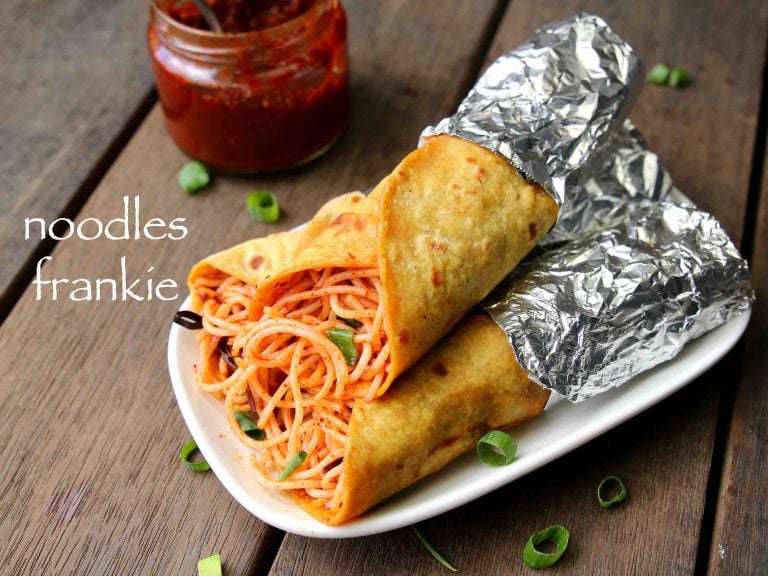 noodles frankie recipe | noodles kathi roll | schezwan noodles frankie