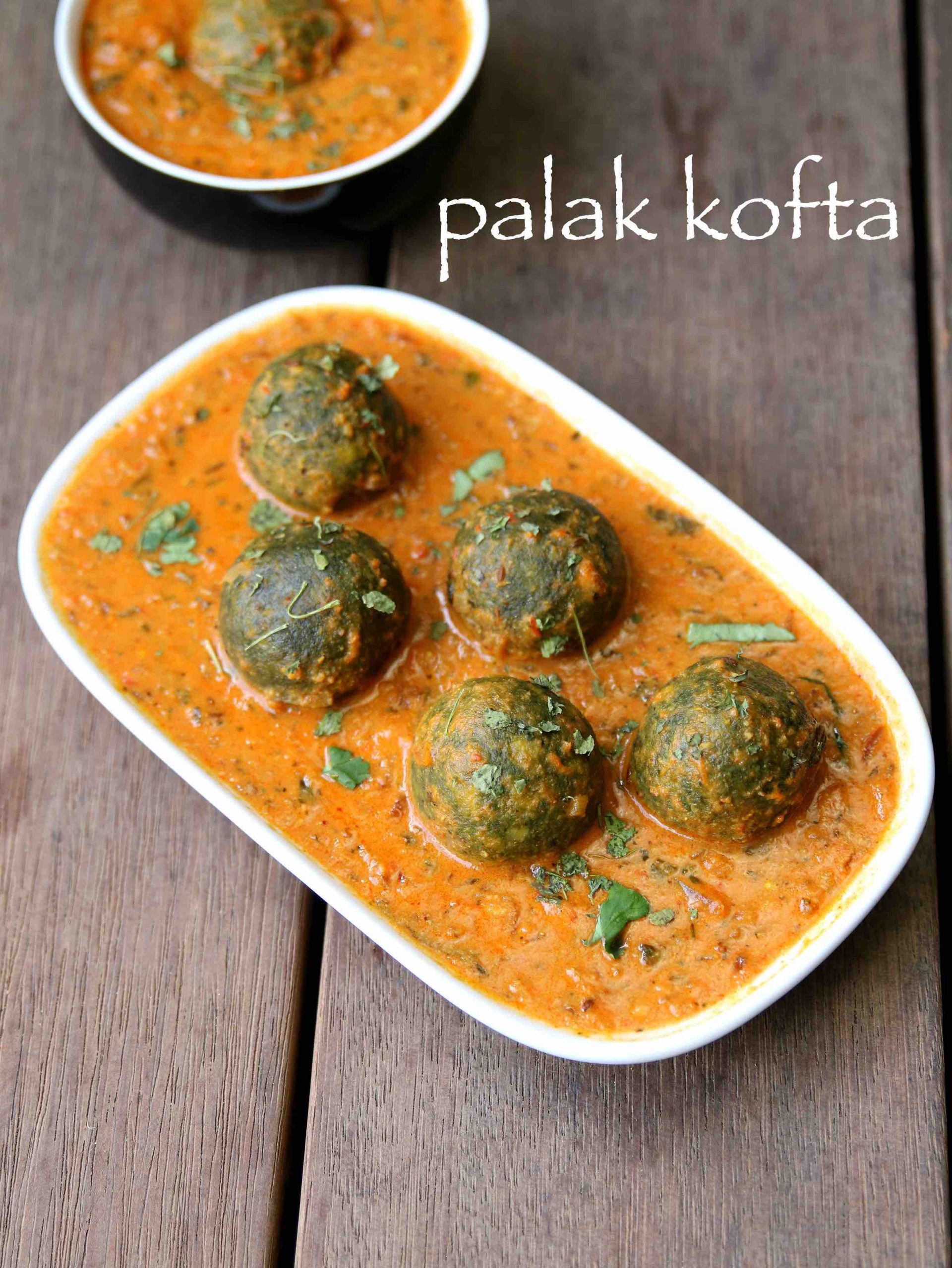 palak kofta recipe | spinach kofta curry | palak kofta curry