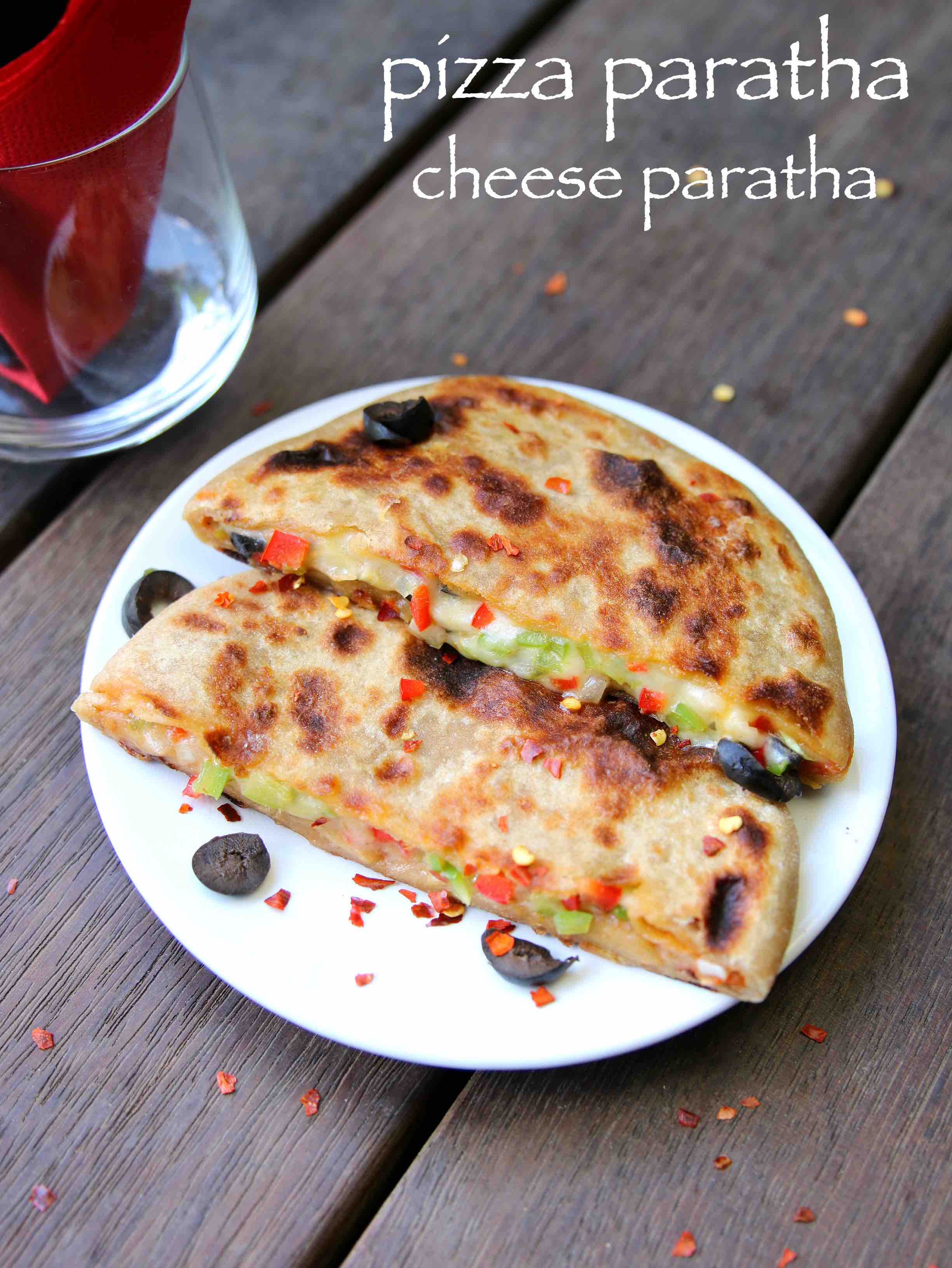 Pizza Paratha Recipe Cheese Paratha Recipe Cheese Stuffed Paratha | My ...