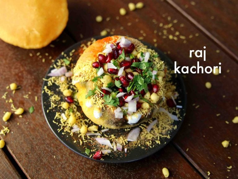 raj kachori recipe | how to make raj kachori chaat recipe
