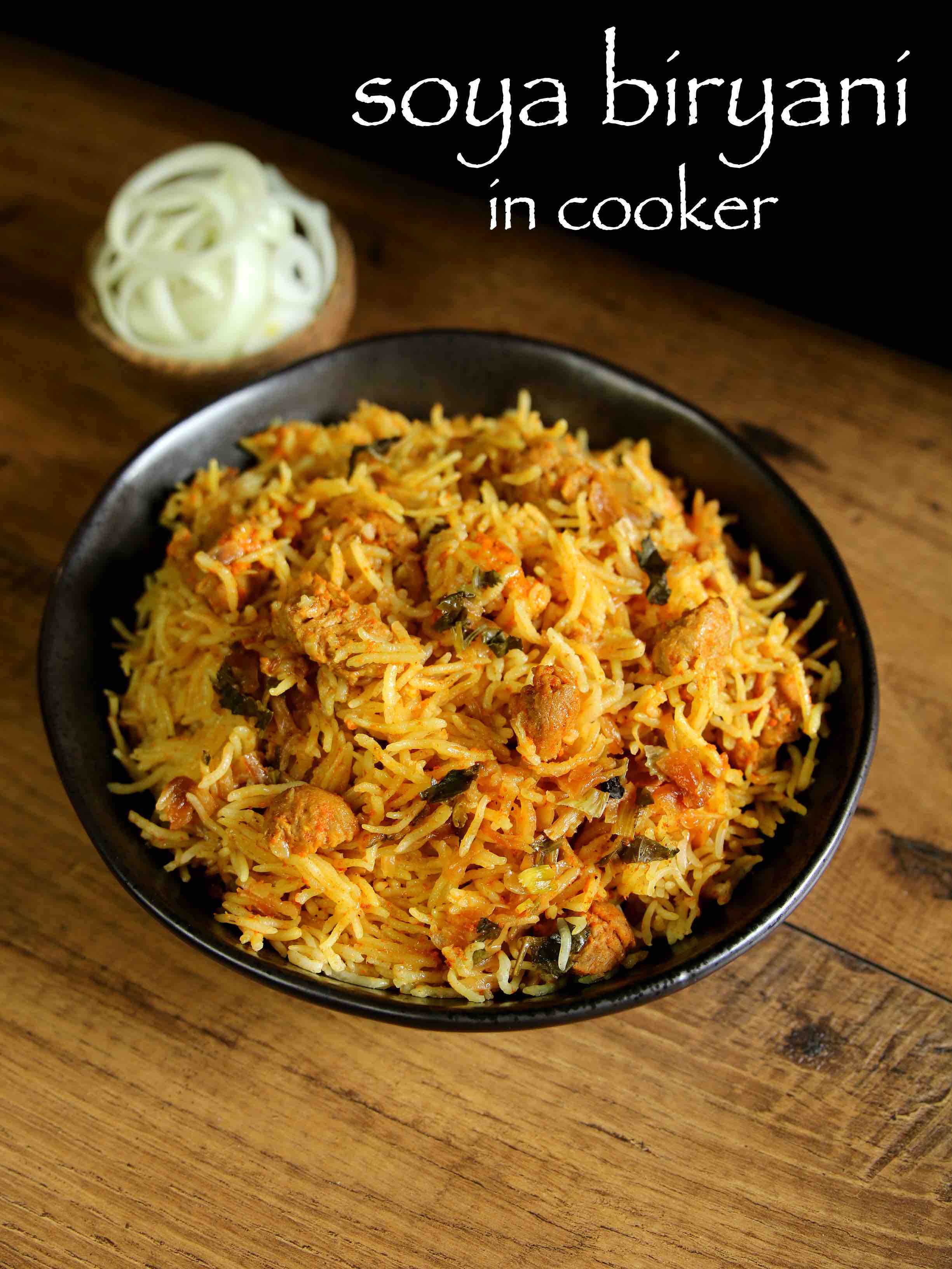Easy Soya Chunks Pulao Recipe-Mealmaker Pulao Recipe in Tamil-Pulao Recipe-Soya Pulao in Cooker