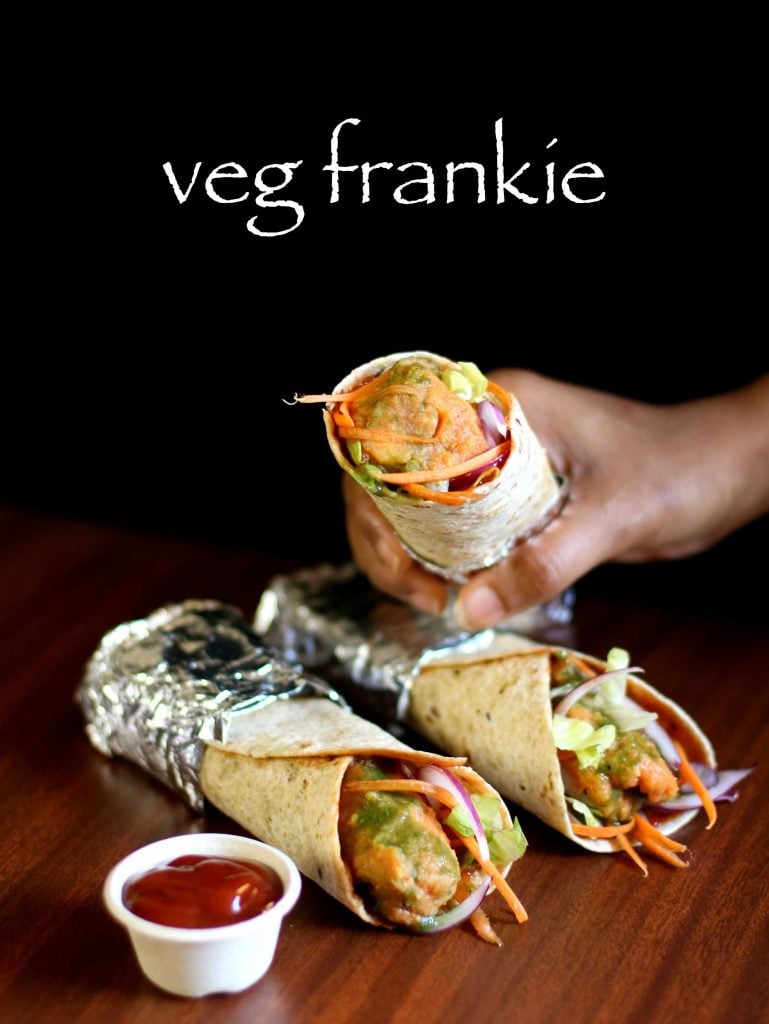 veg frankie recipe | veg kathi roll recipe | veg frankie roll recipe