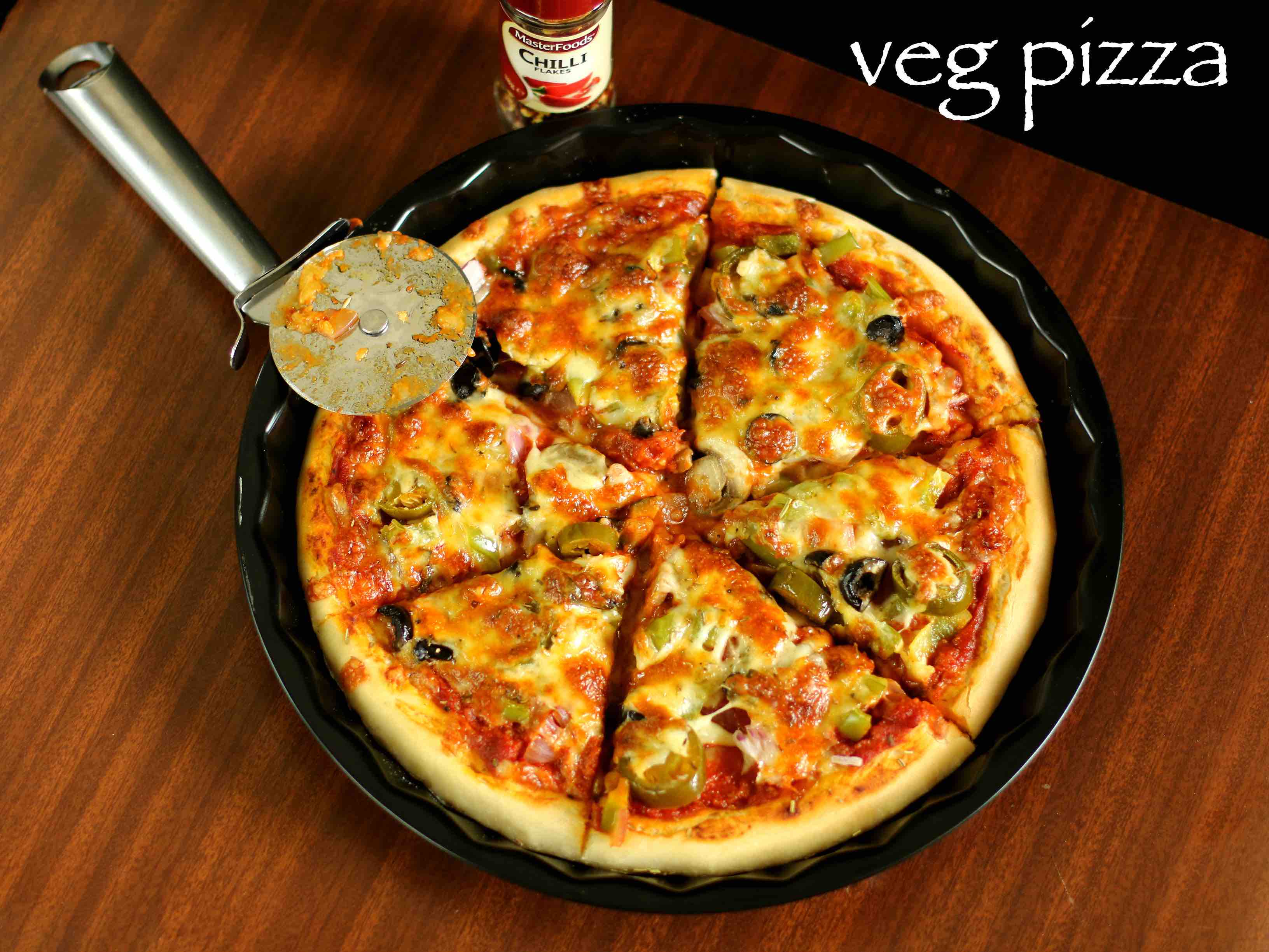 veg pizza recipe, veggie pizza recipe