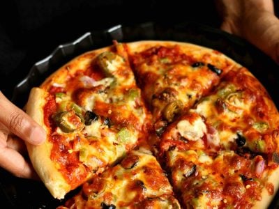 veg pizza recipe